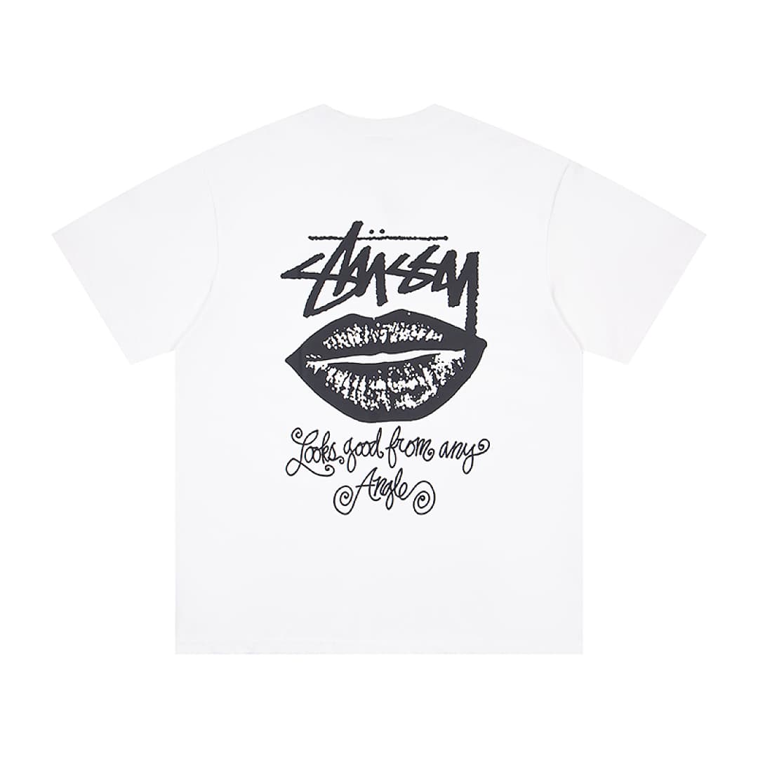 T-Shirt Stussy Logo Cursivo Vintage foto 05