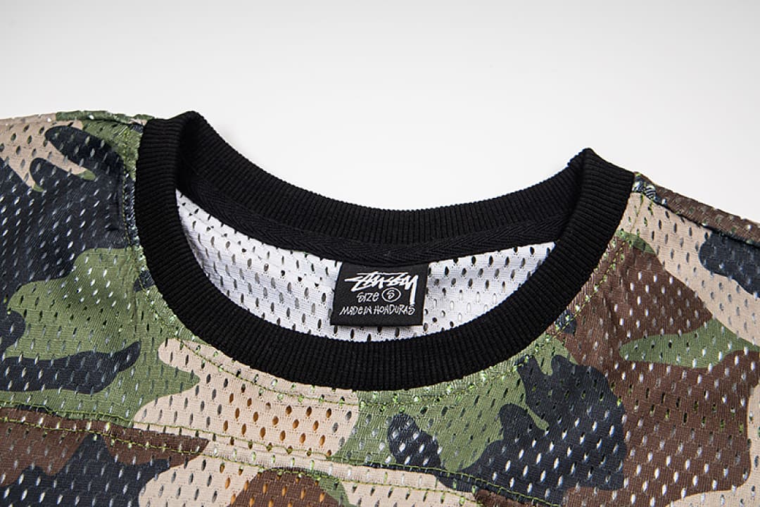 Camisola Stussy Logo Mesh Jersey foto 09