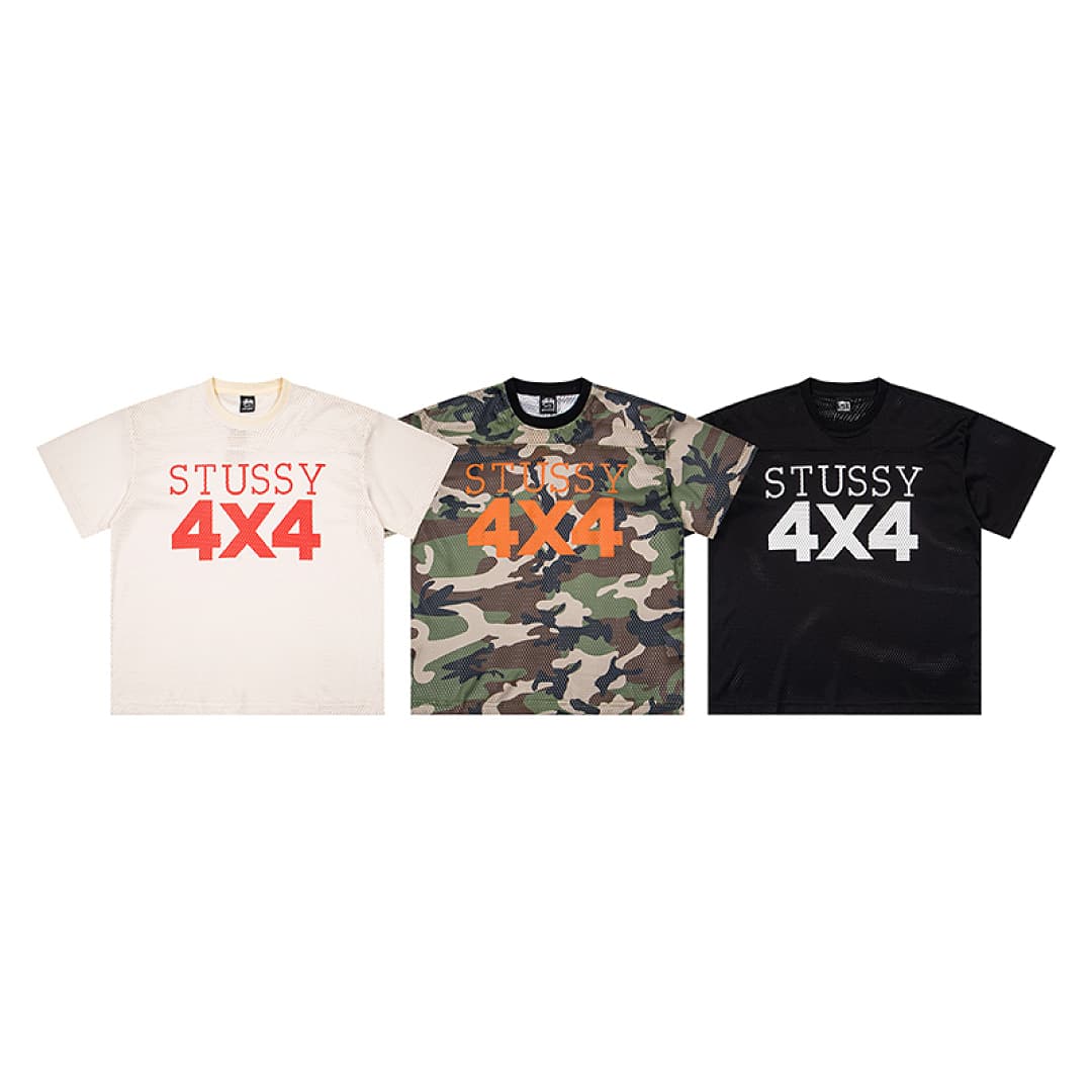 Camisola Stussy Logo Mesh Jersey foto 33