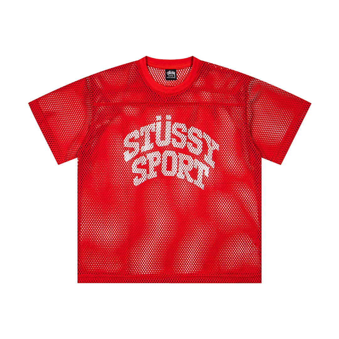 Camisola Stussy Sport Jersey Vermelho foto 10