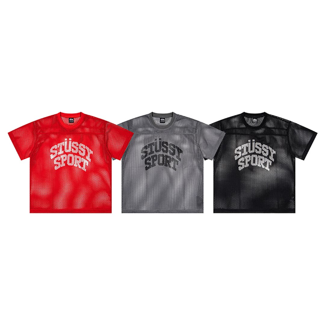 Camisola Stussy Sport Jersey Vermelho foto 31