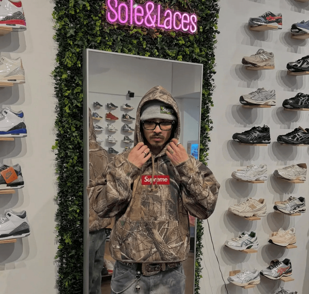 Sweatshirt Supreme Box Logo Camuflagem Ramos foto 08