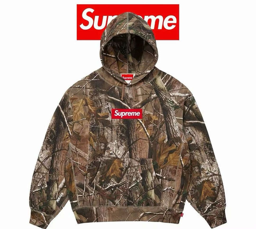 Sweatshirt Supreme Box Logo Camuflagem Ramos foto 15