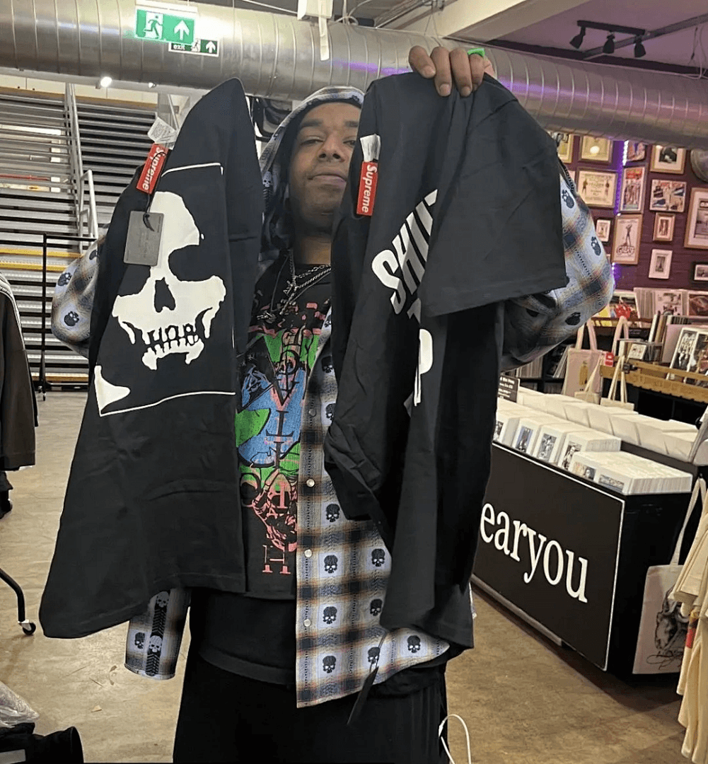Camiseta Supreme x Number Nine Shut Up foto 03