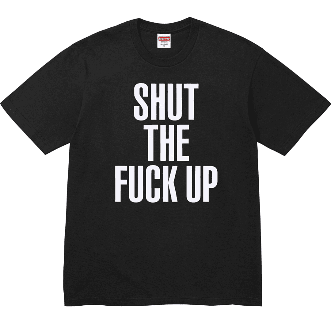 Camiseta Supreme x Number Nine Shut Up foto 08