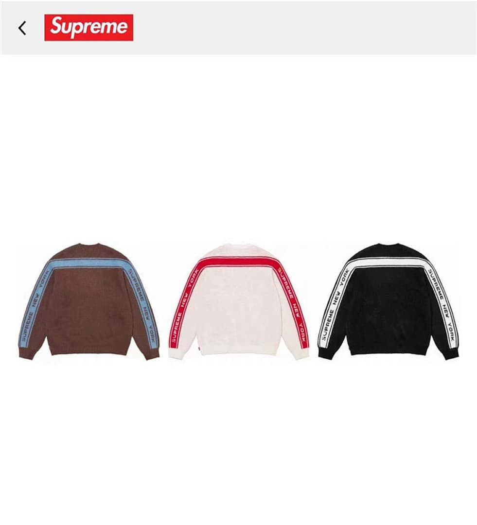 Camisola Supreme New York Mangas Listras foto 33