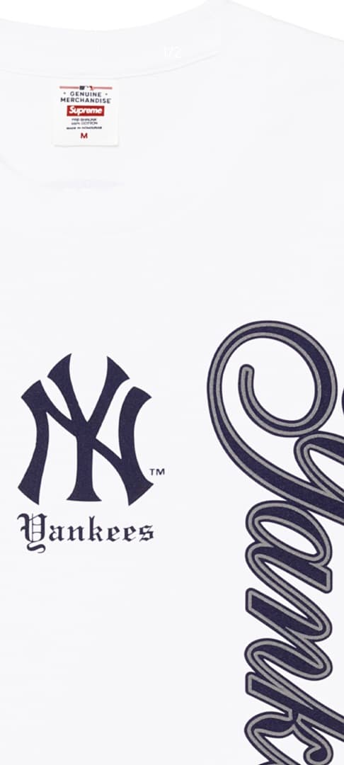 Camiseta Supreme MLB Yankees Nova Iorque foto 05