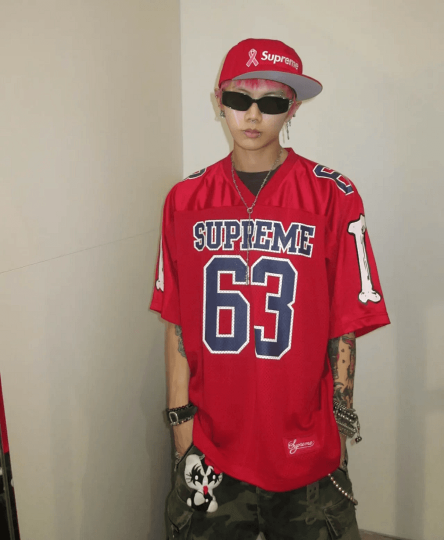 Camiseta Supreme Bones Football Jersey 63 foto 21