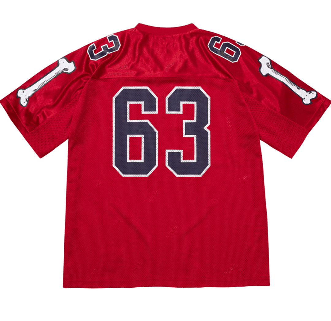Camiseta Supreme Bones Football Jersey 63 foto 26