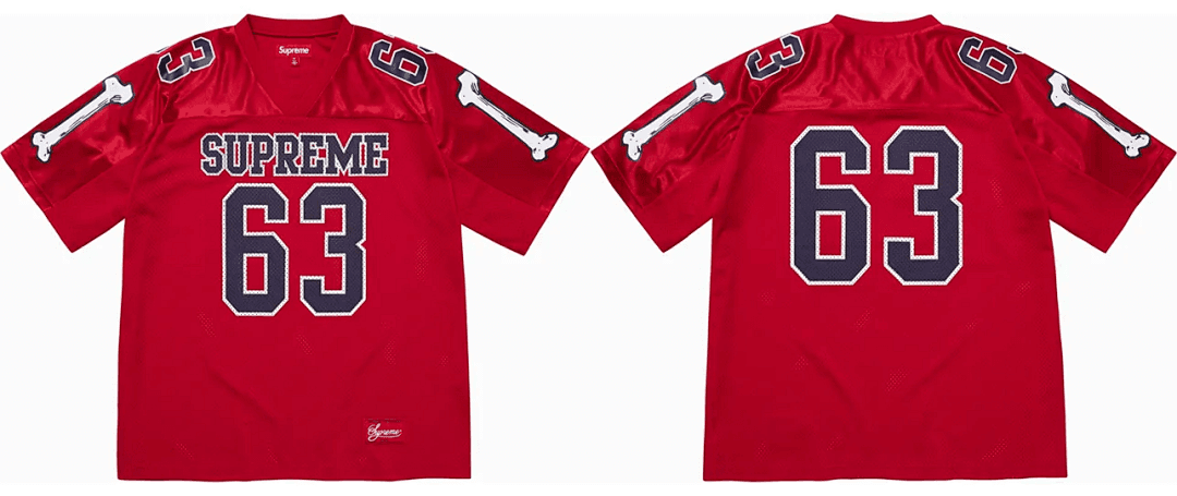 Camiseta Supreme Bones Football Jersey 63 foto 29