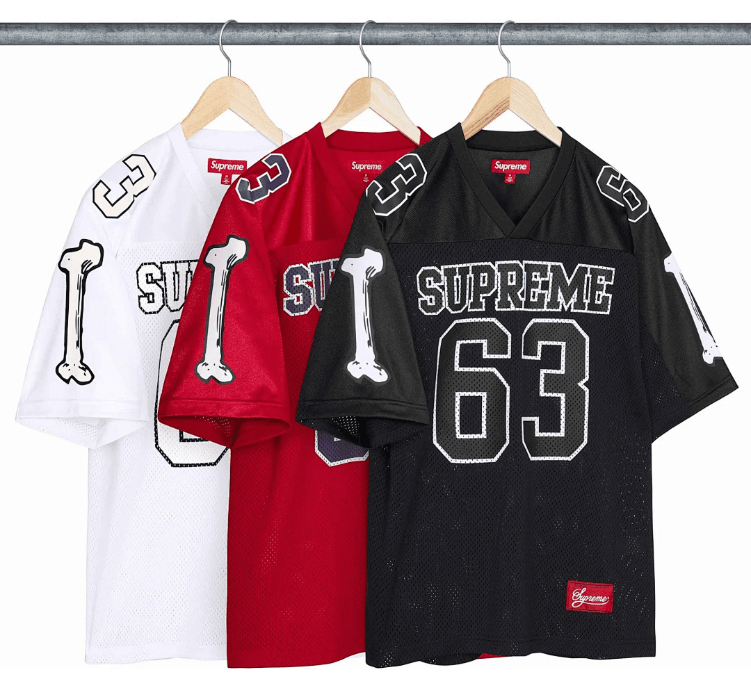 Camiseta Supreme Bones Football Jersey 63 foto 30