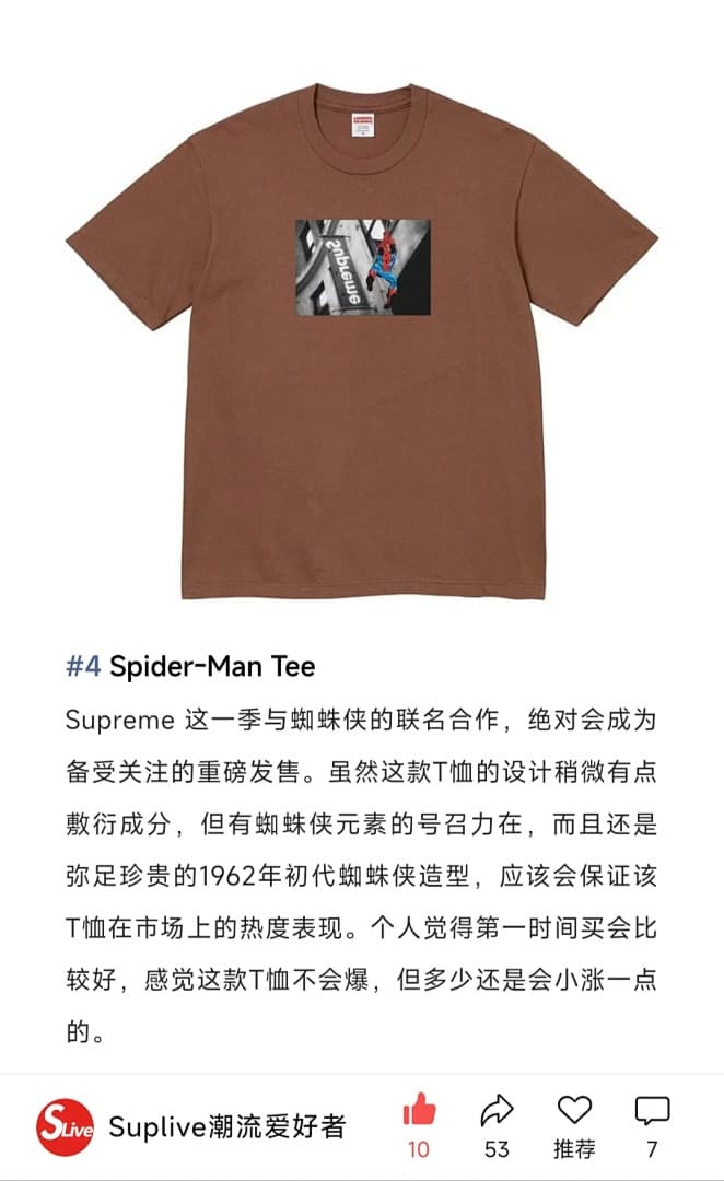 Camiseta Supreme SS26 Spiderman foto 18