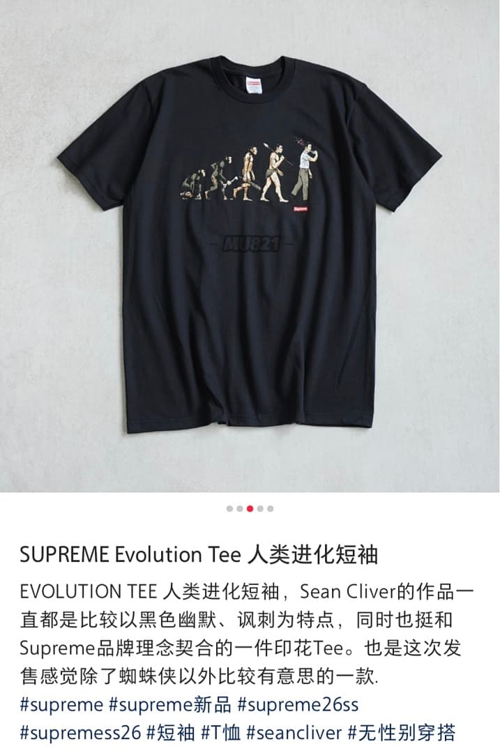 Camiseta Supreme SS26 Evolution foto 14