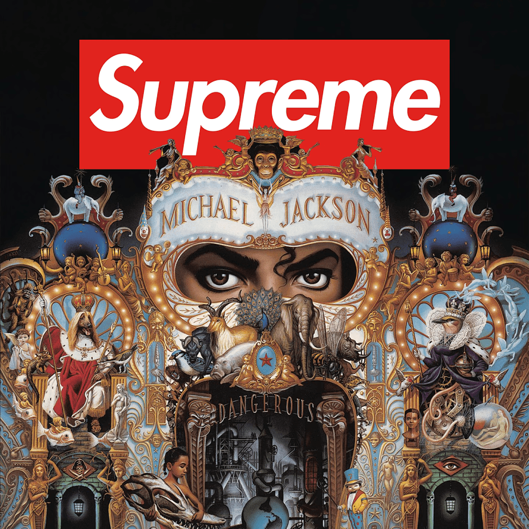 T-Shirt Supreme Michael Jackson Box Logo Variante foto 08