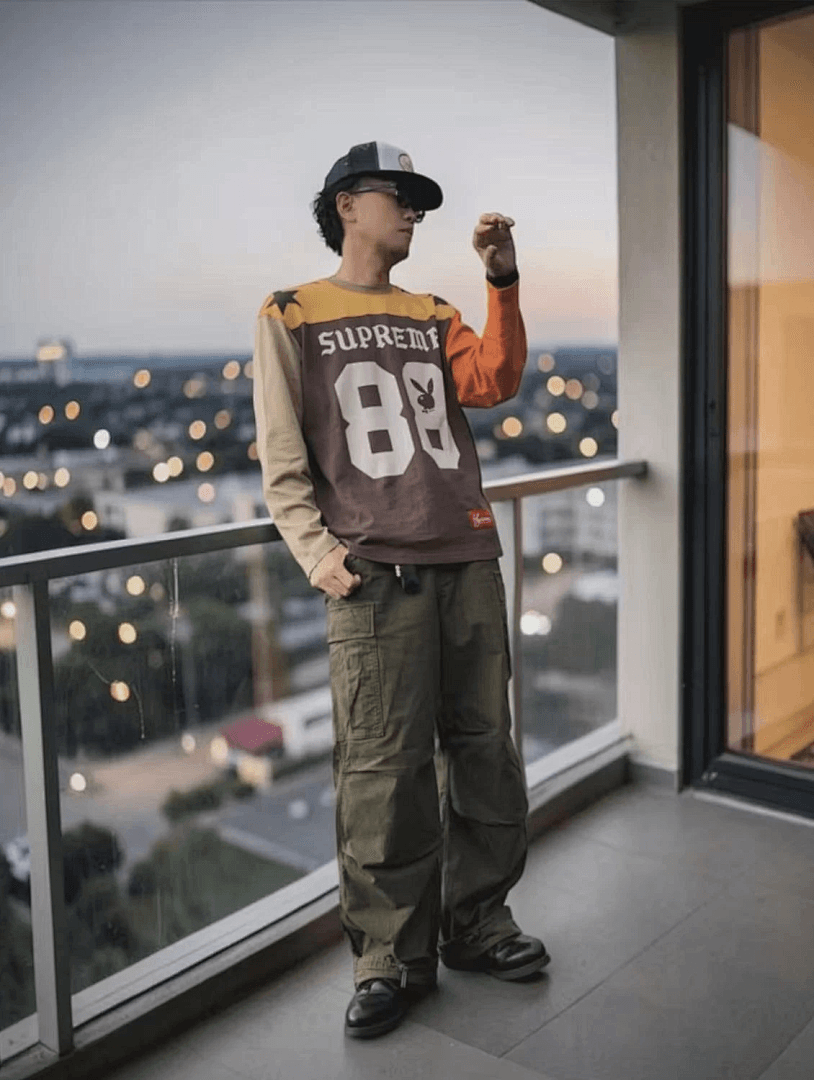 Long Sleeve Supreme x Playboy Football Top foto 03