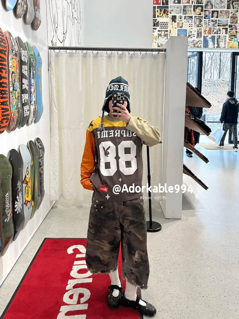 Long Sleeve Supreme x Playboy Football Top foto 07