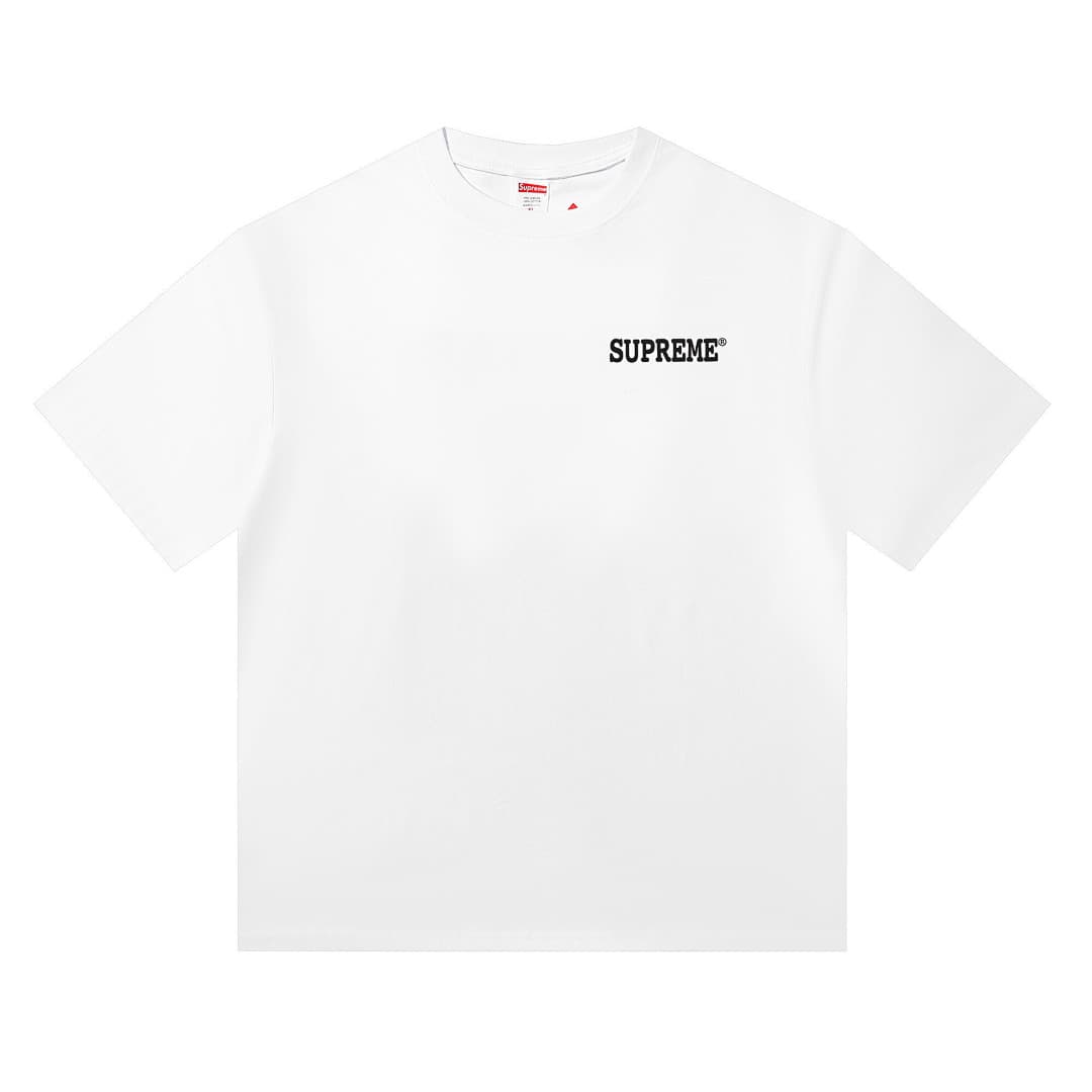T-Shirt Supreme WEEK1 Letter Print foto 01