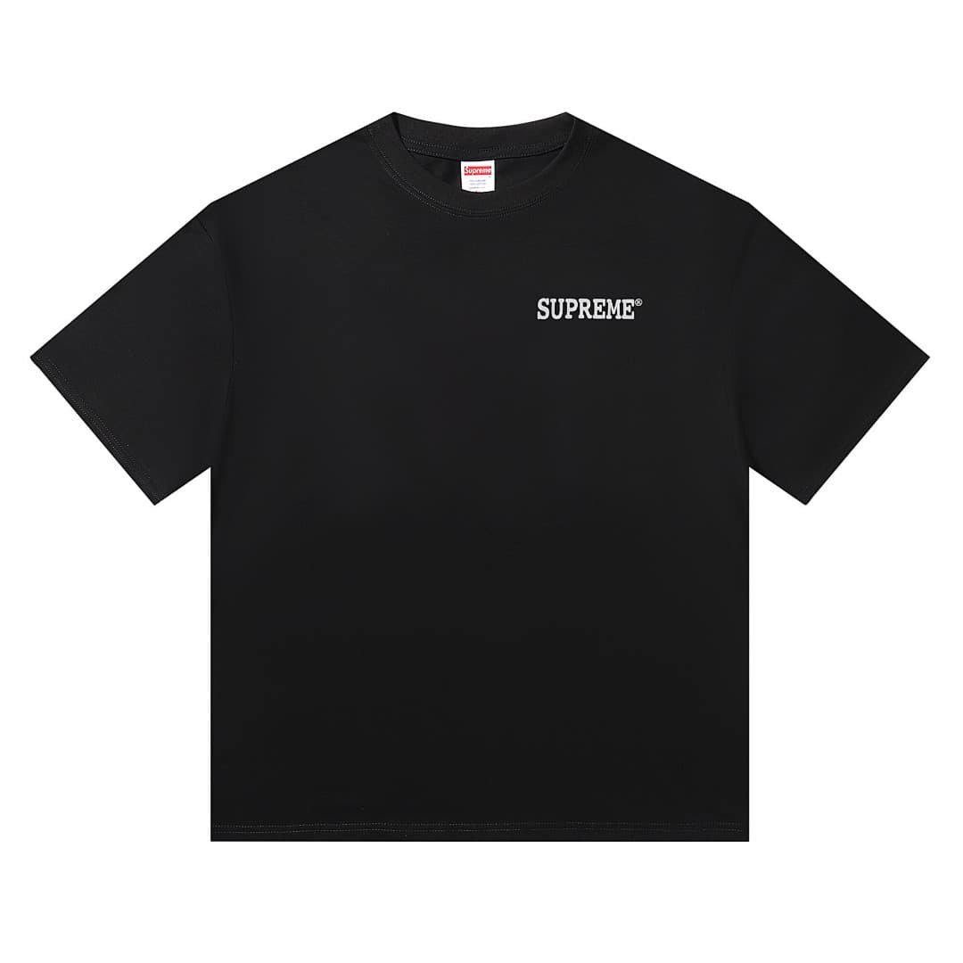 T-Shirt Supreme WEEK1 Letter Print Variante foto 02