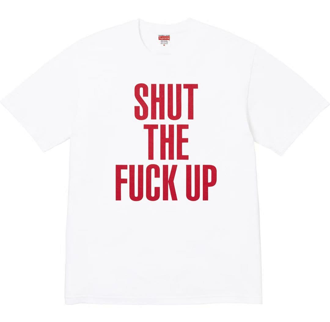 T-Shirt Supreme Shut Up Tee foto 01