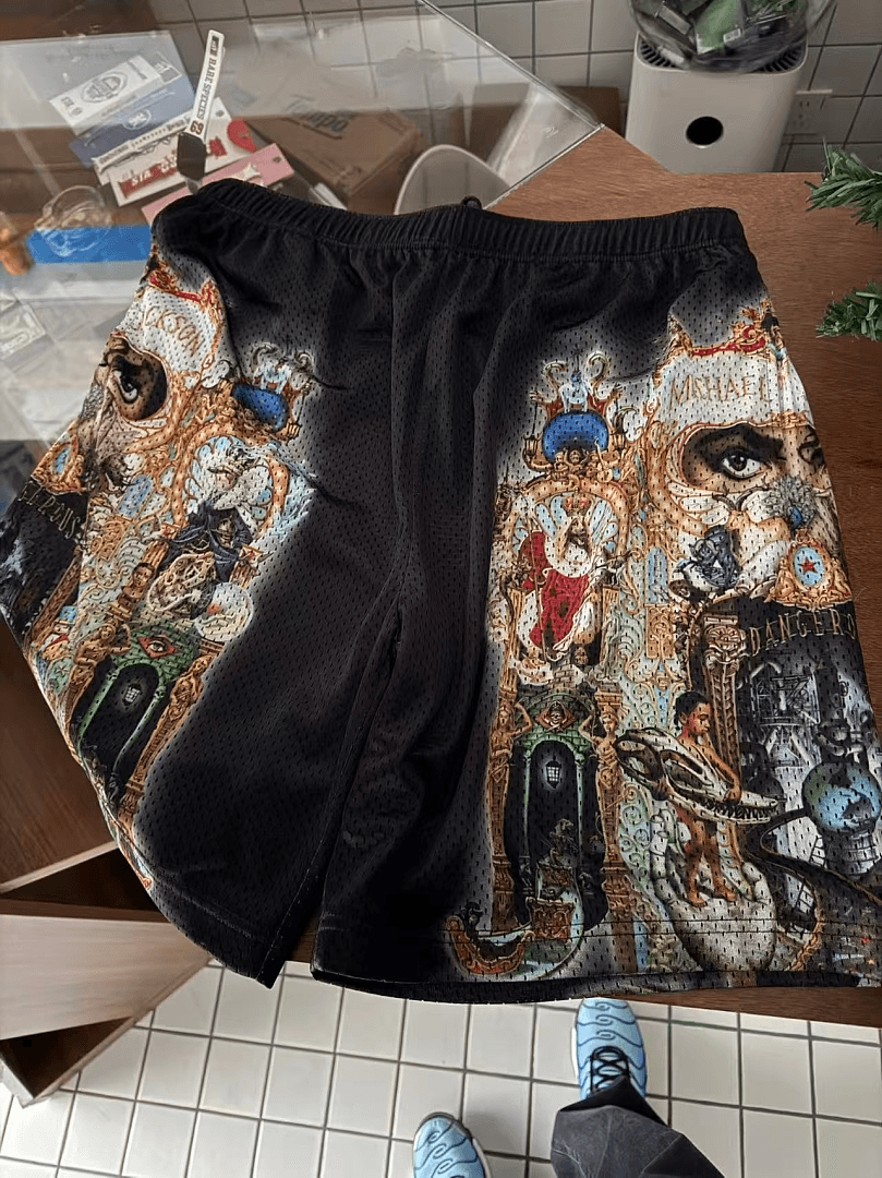 Shorts Supreme MJ Dangerous Mesh foto 05