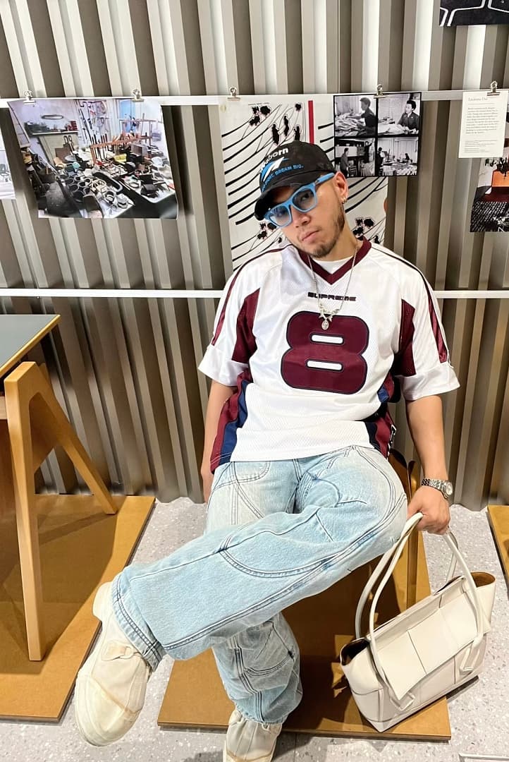 T-Shirt Supreme x Martine Rose Mesh Premium foto 08