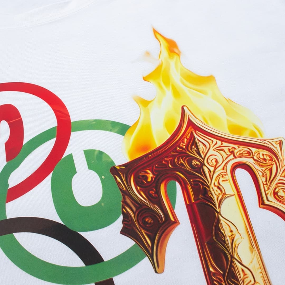 T-Shirt Trapstar Golden Torch foto 04
