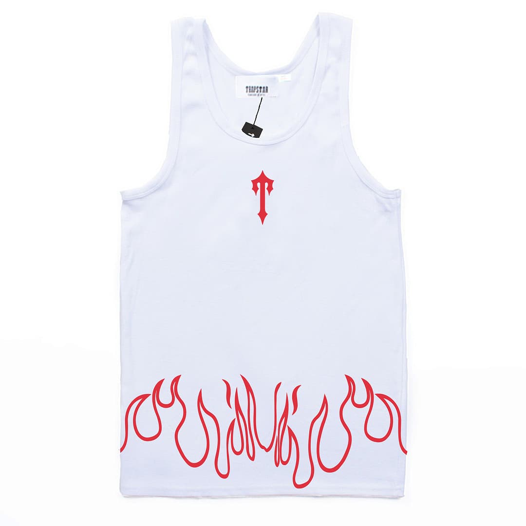 Sleeveless Vest Trapstar Flame Letters foto 19