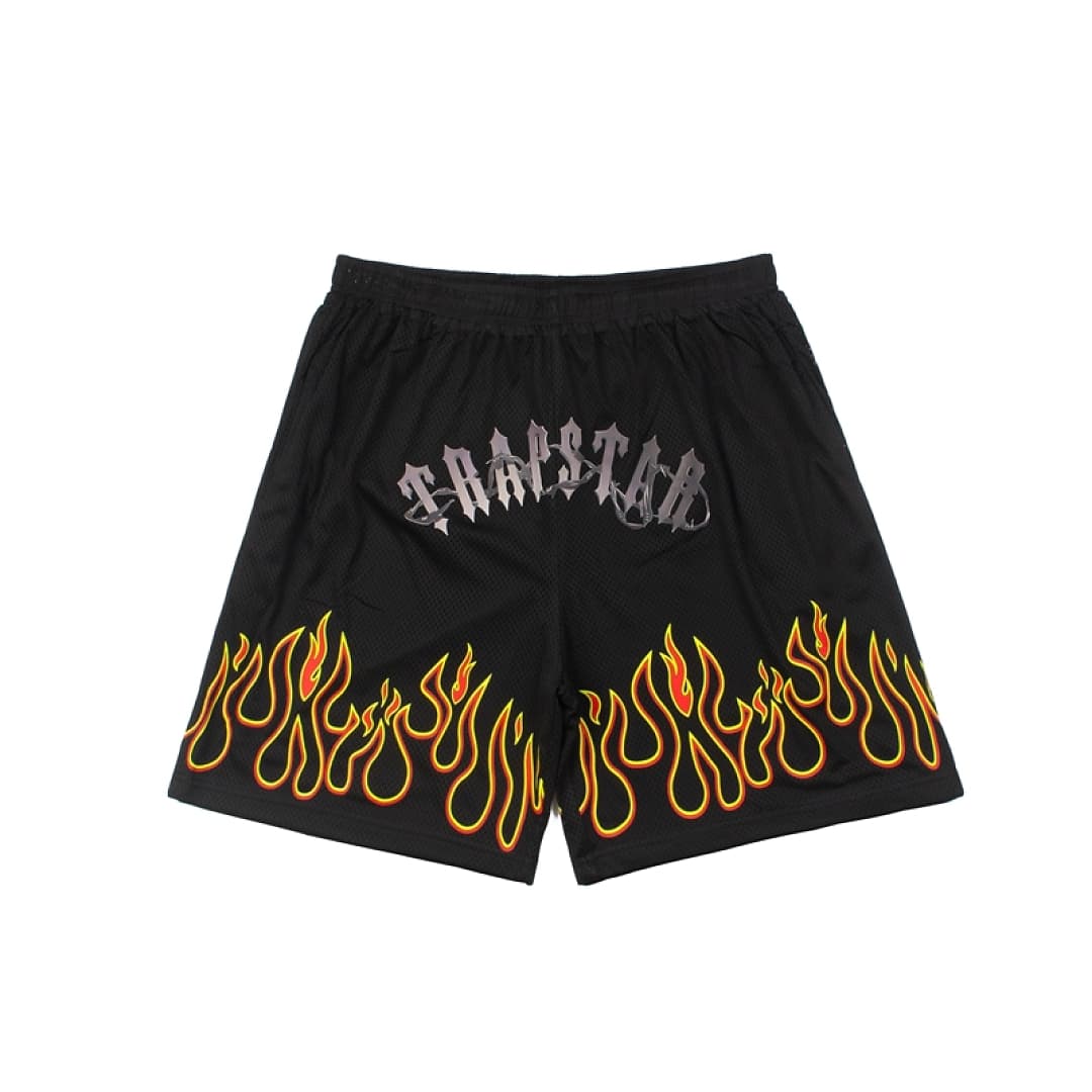 Shorts Trapstar Flame Mesh foto 01