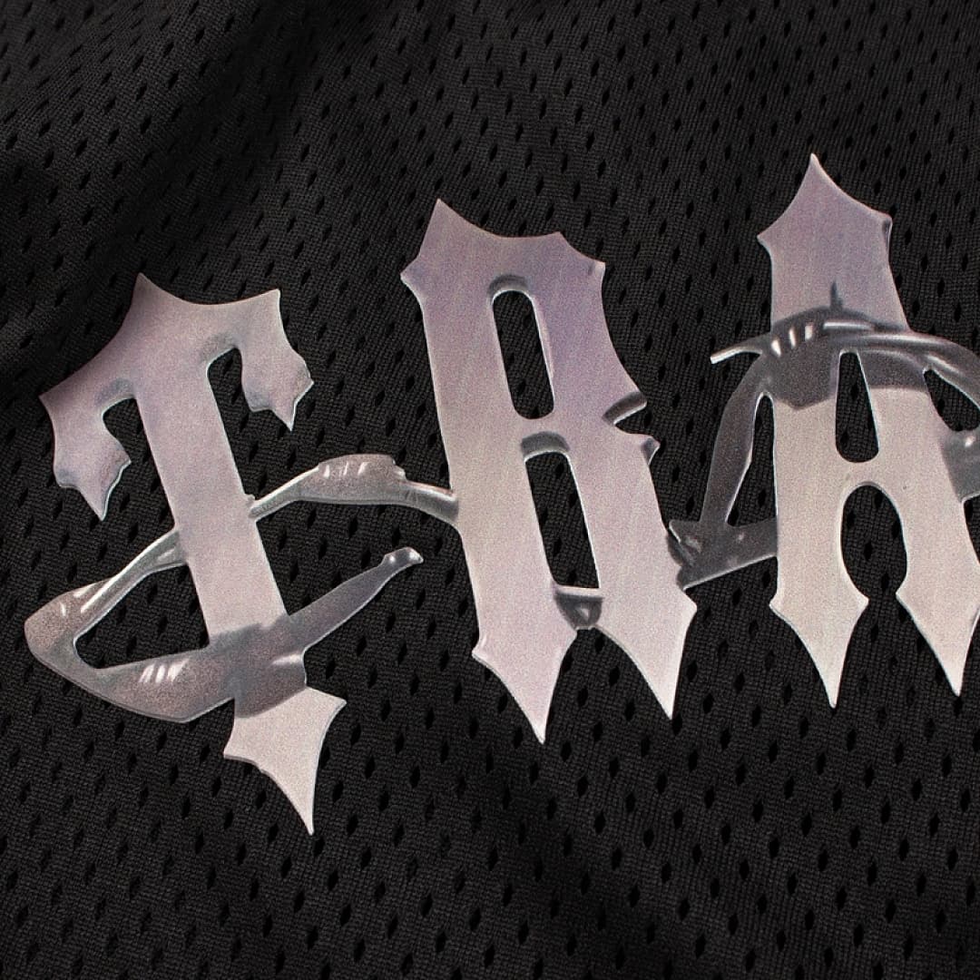 Shorts Trapstar Flame Mesh foto 06