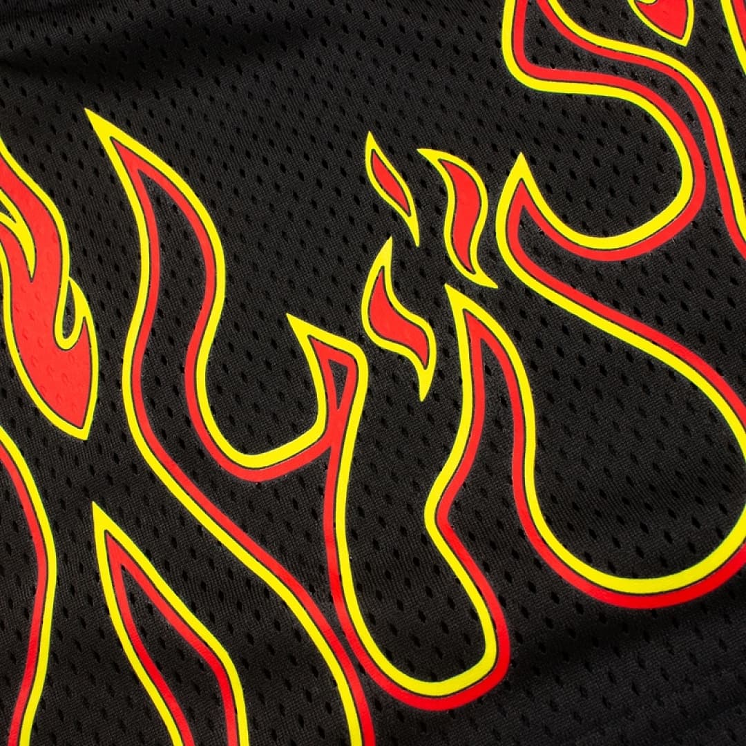 Shorts Trapstar Flame Mesh foto 09