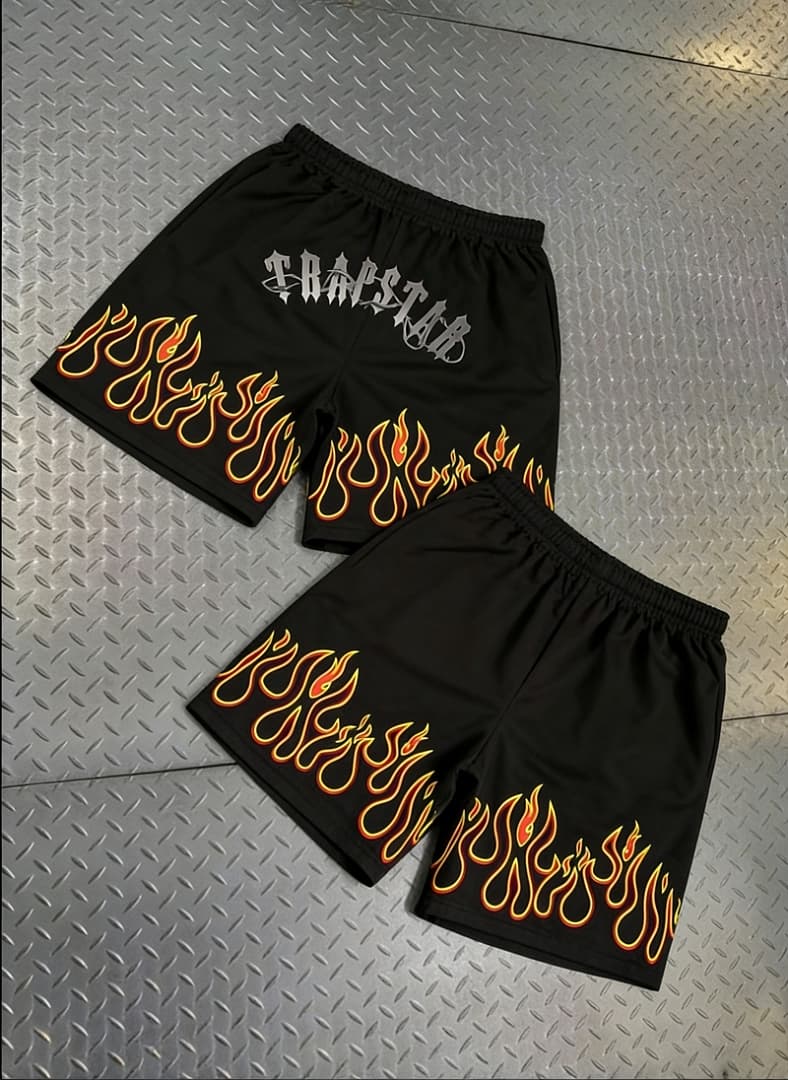 Shorts Trapstar Flame Mesh foto 16