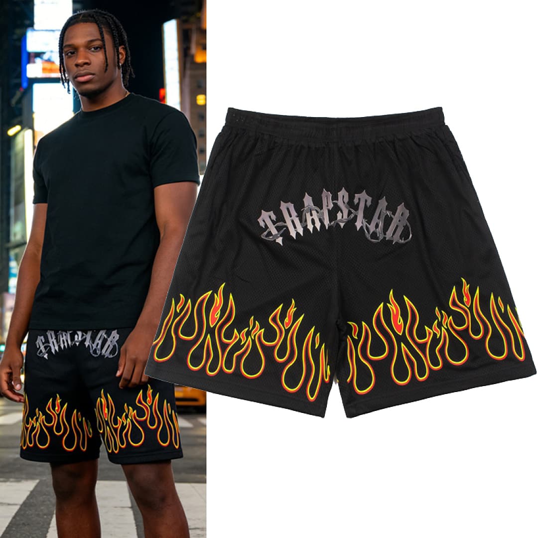 Shorts Trapstar Flame Mesh foto 22