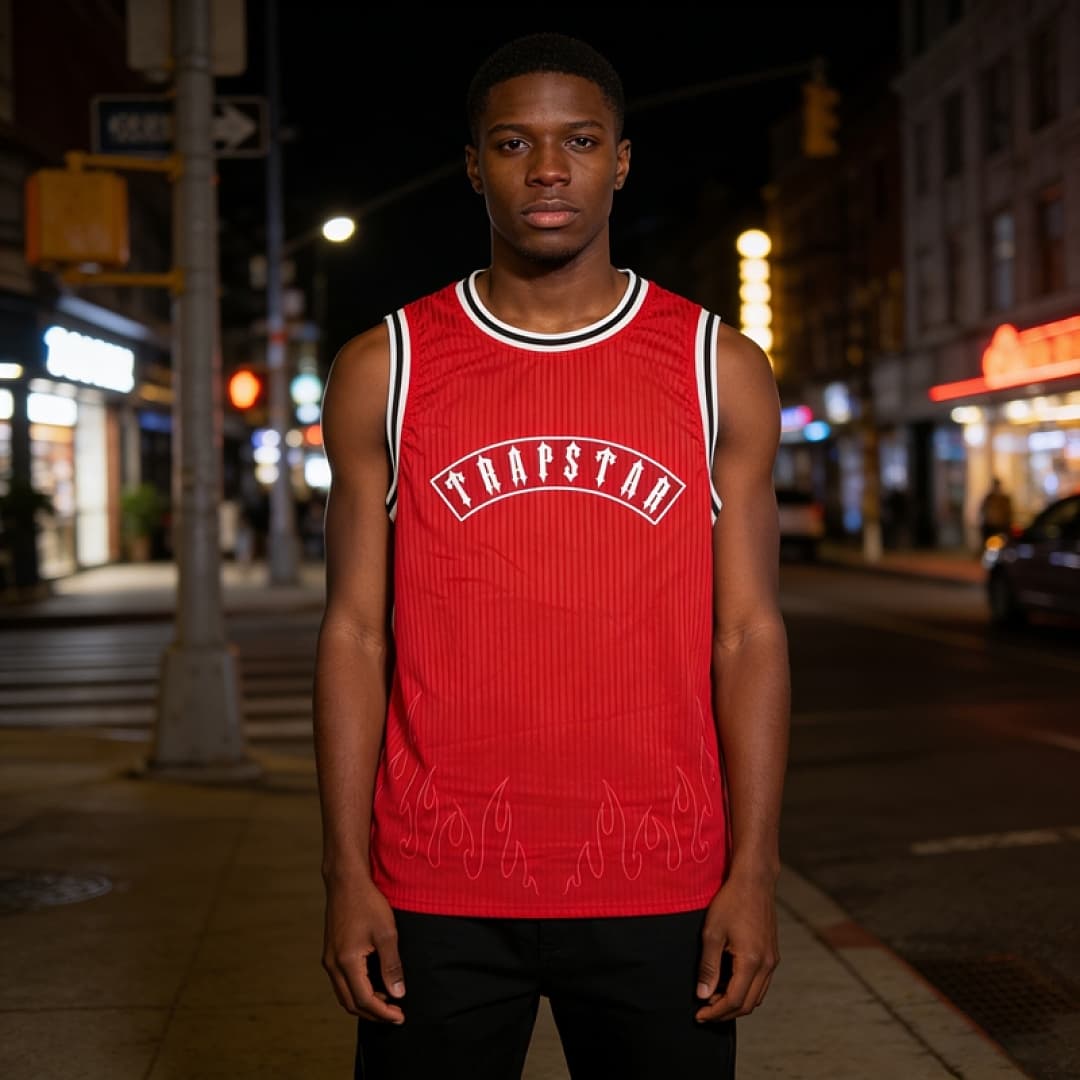 Sleeveless Vest Trapstar Motorcycle Graphic foto 22