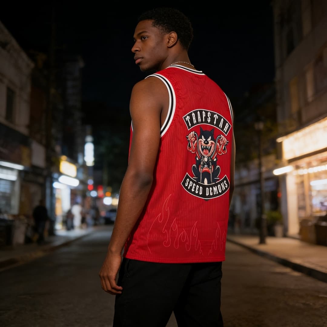Sleeveless Vest Trapstar Motorcycle Graphic foto 23