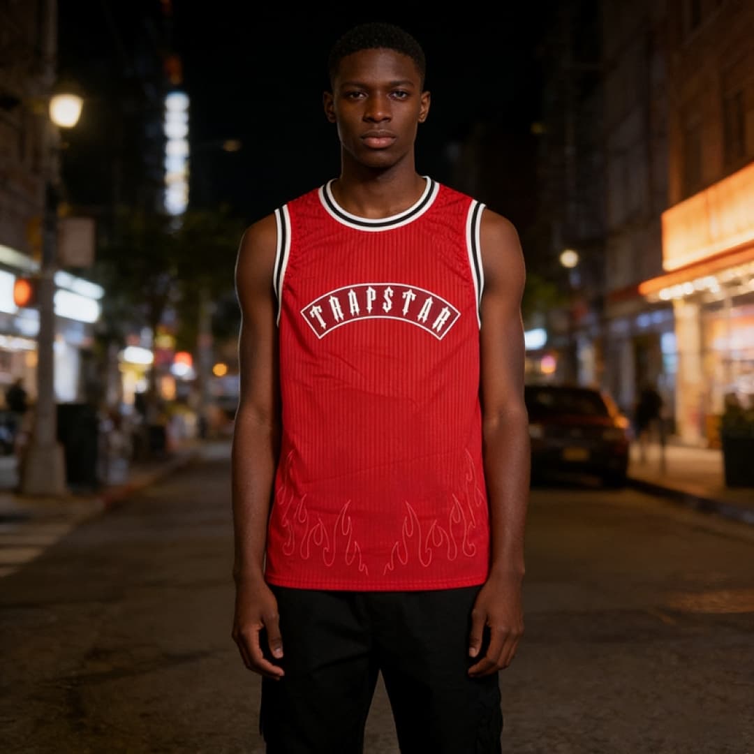 Sleeveless Vest Trapstar Motorcycle Graphic foto 24