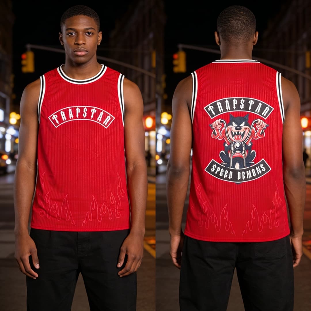 Sleeveless Vest Trapstar Motorcycle Graphic foto 26