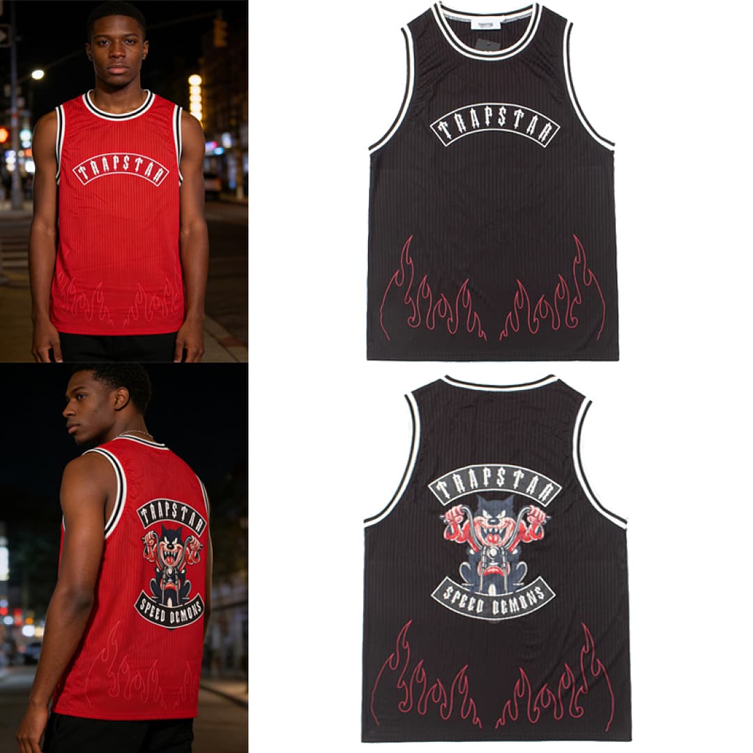 Sleeveless Vest Trapstar Motorcycle Graphic foto 27