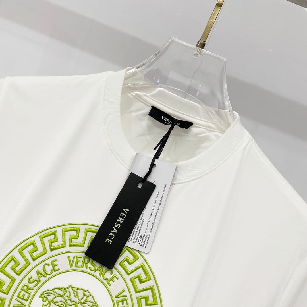 T-shirt Versace com Logo Medusa (Branco) foto 04