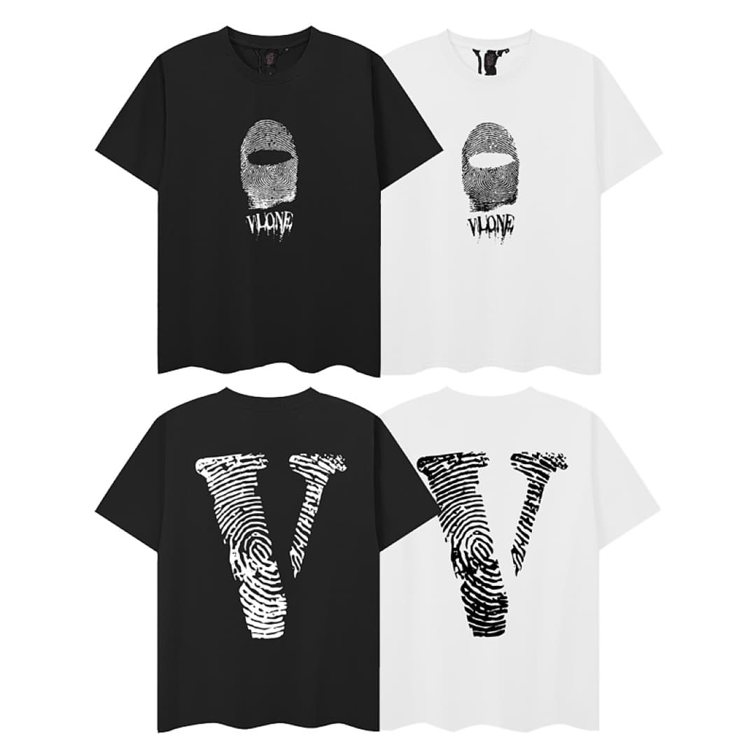 T-shirt Vlone Gangster Fingerprint foto 01