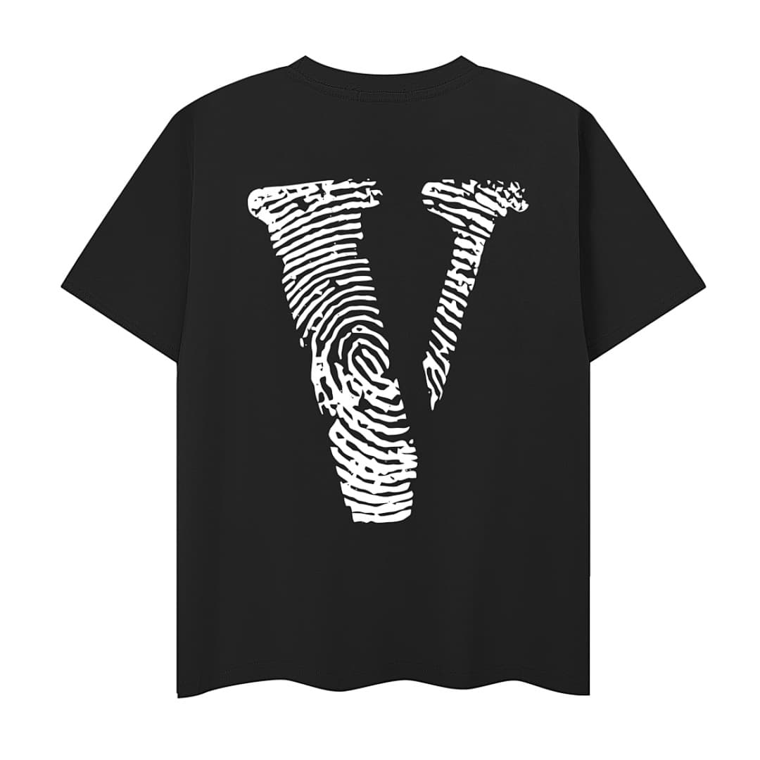 T-shirt Vlone Gangster Fingerprint foto 05