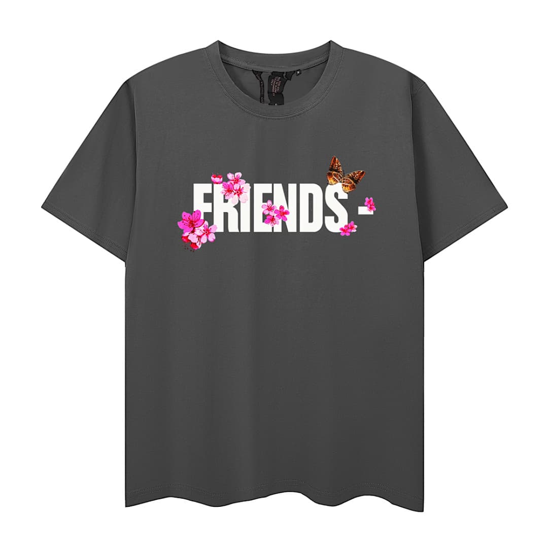 T-shirt Vlone Butterfly Flowers foto 02