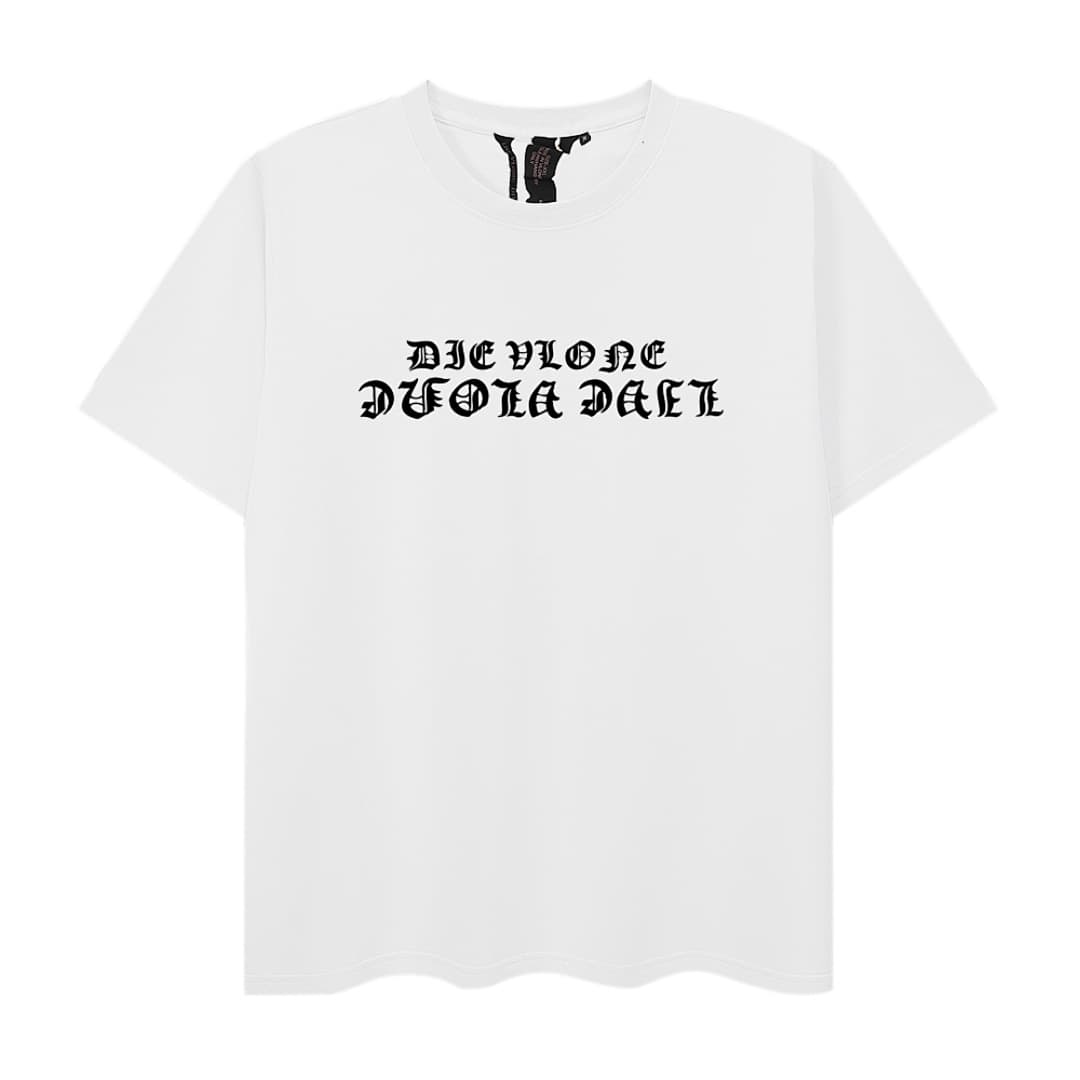 T-shirt Vlone Paisley Porcelana Azul foto 01
