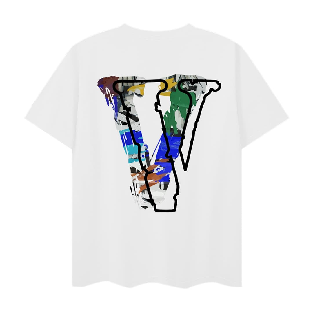 T-shirt Vlone Oil Painting foto 01