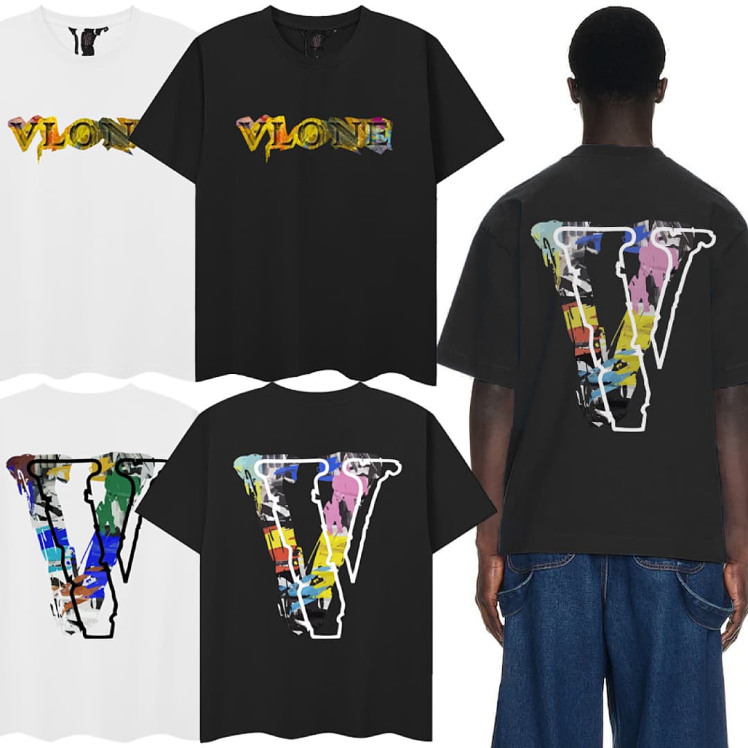 T-shirt Vlone Oil Painting foto 09