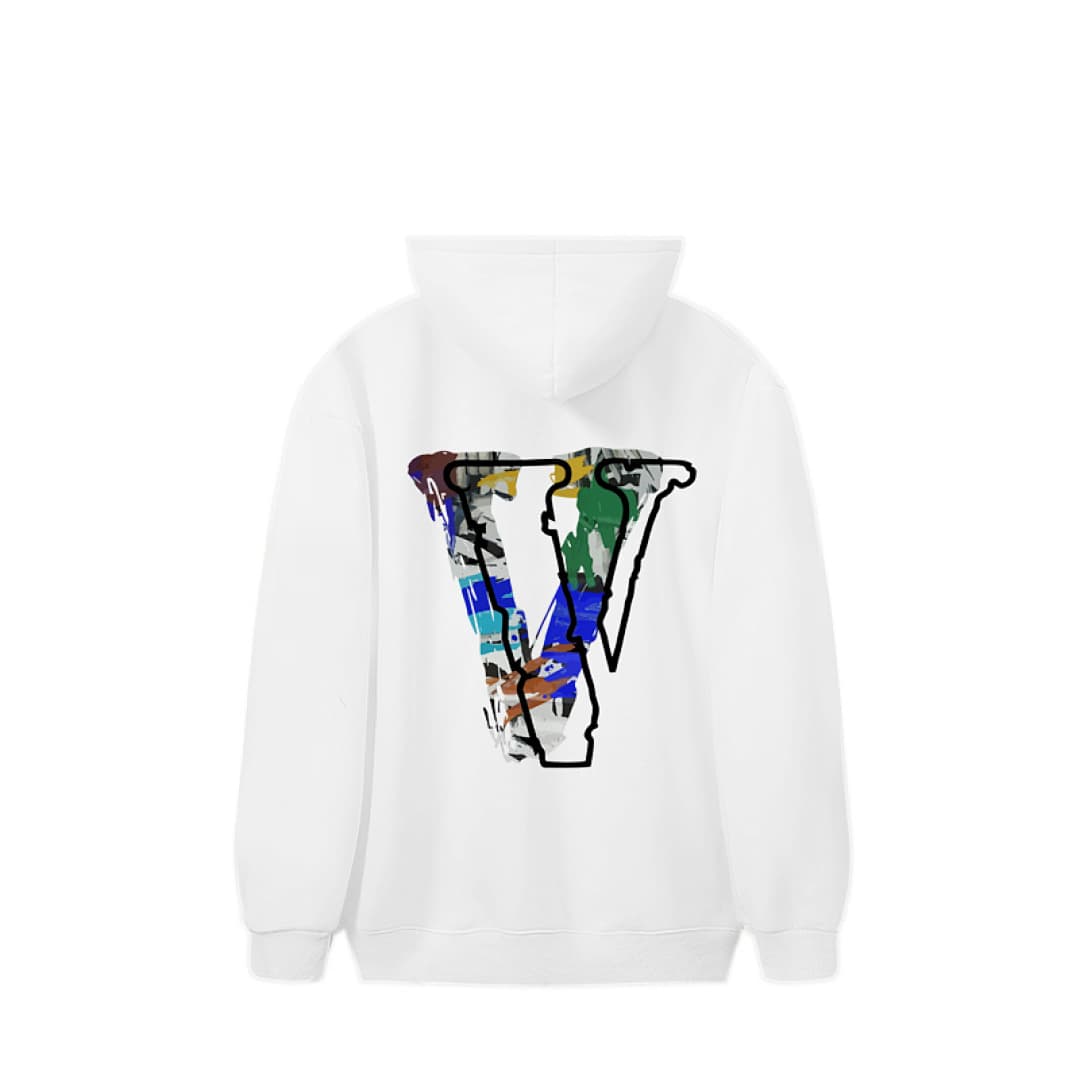 Hoodie Vlone Oil Painting Fleece foto 06