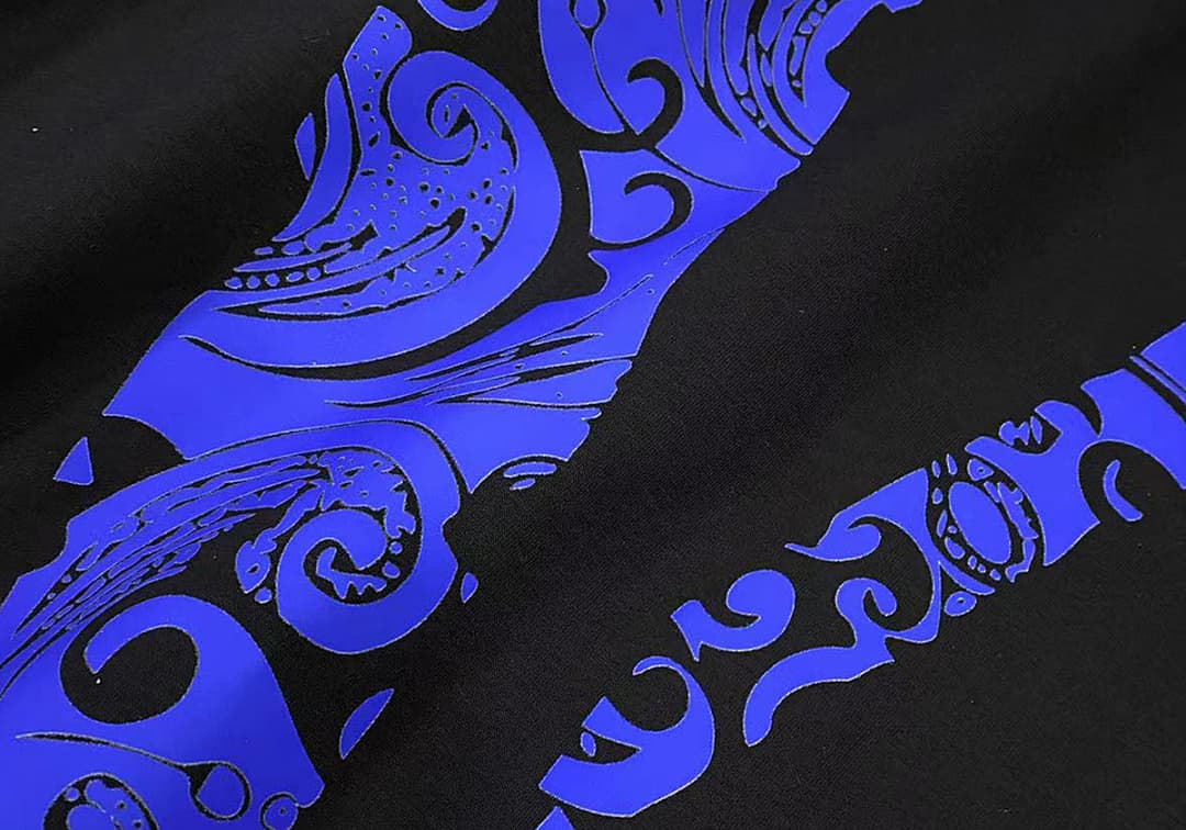 Hoodie Vlone Paisley Porcelana Azul Fleece foto 05