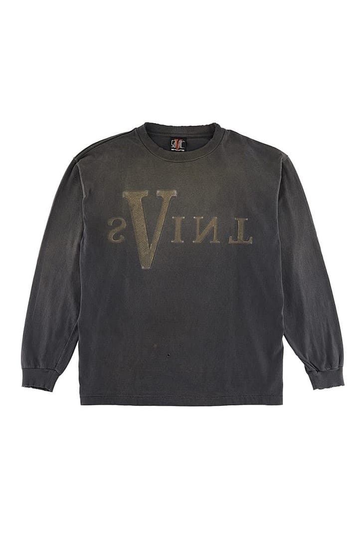 Camiseta Manga Longa Vlone x Saint Michael MARIA 22FW foto 09