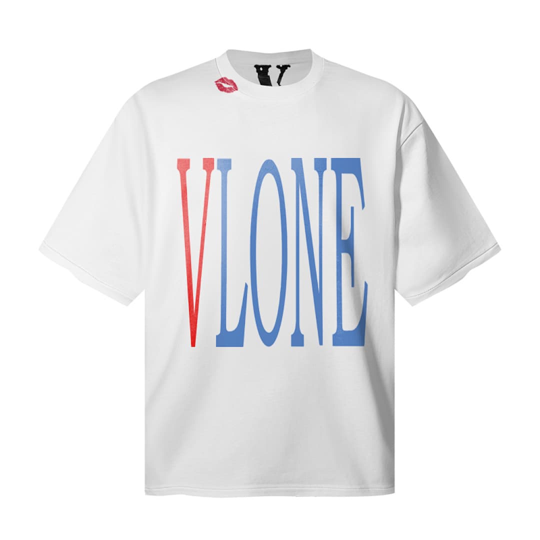 T-shirt Vlone Red Lipstick Bordado foto 02