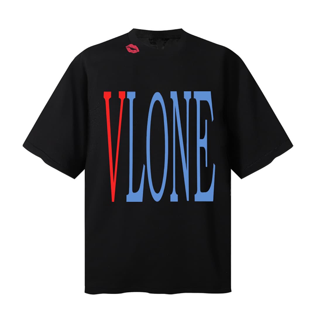T-shirt Vlone Red Lipstick Bordado foto 04