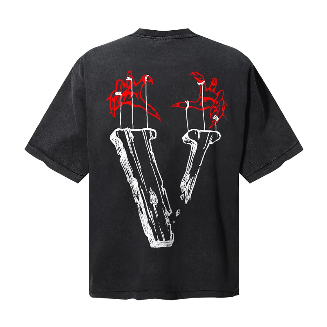 T-shirt Vlone Control Washed foto 10